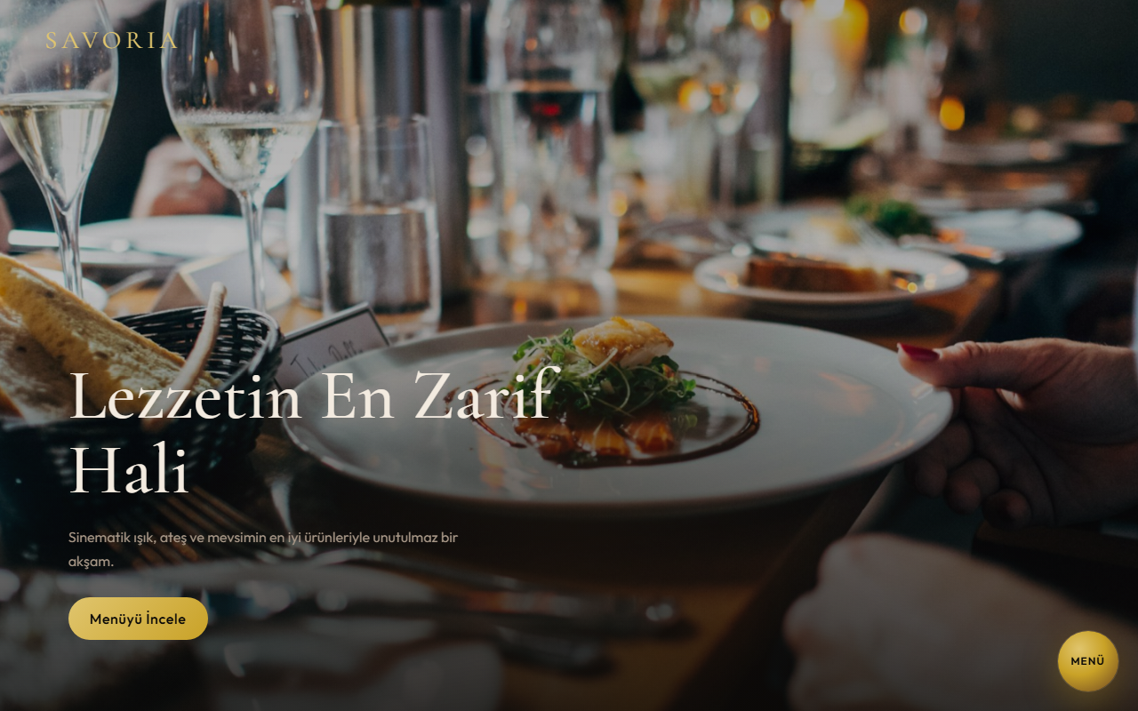 Savoria restoran sitesi